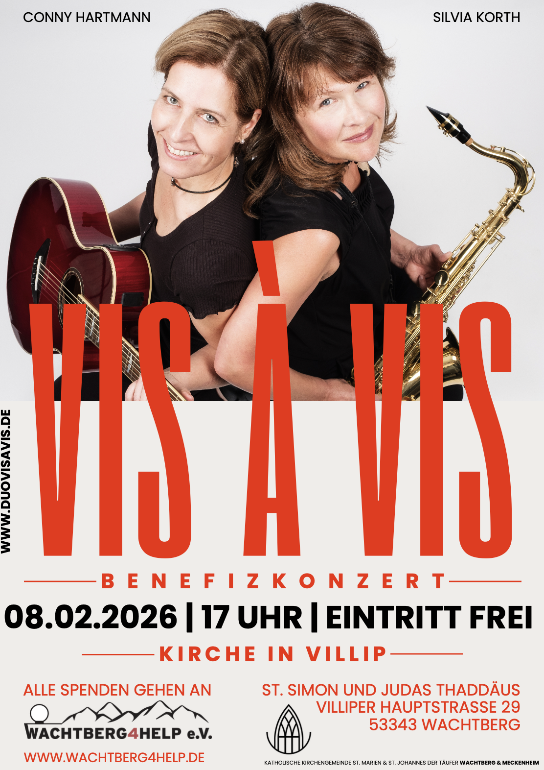 VIS À VIS - Benefizkonzert - 2026